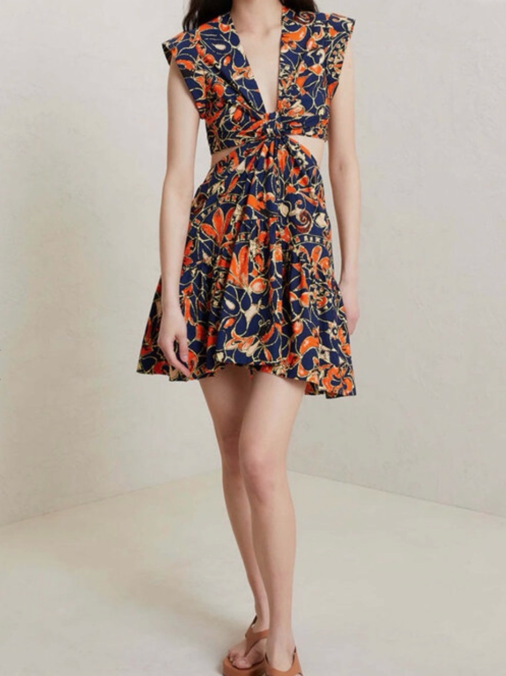 A.L.C. Sea Multi Cutout Lexi Mini Dress Size 2